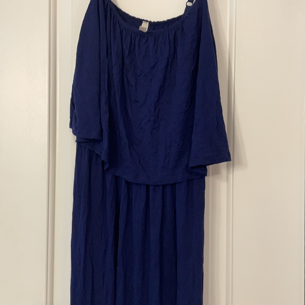 Blue Sundress with Top Ruffle - Picture 4 of 5